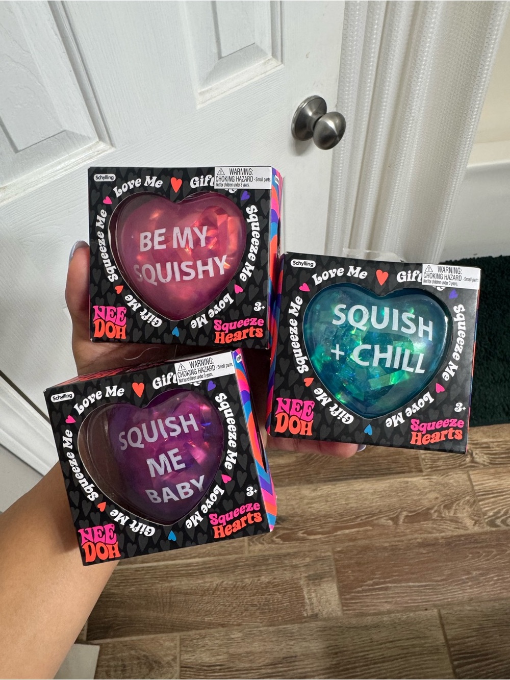 NeeDoh Squeeze Hearts Squishy